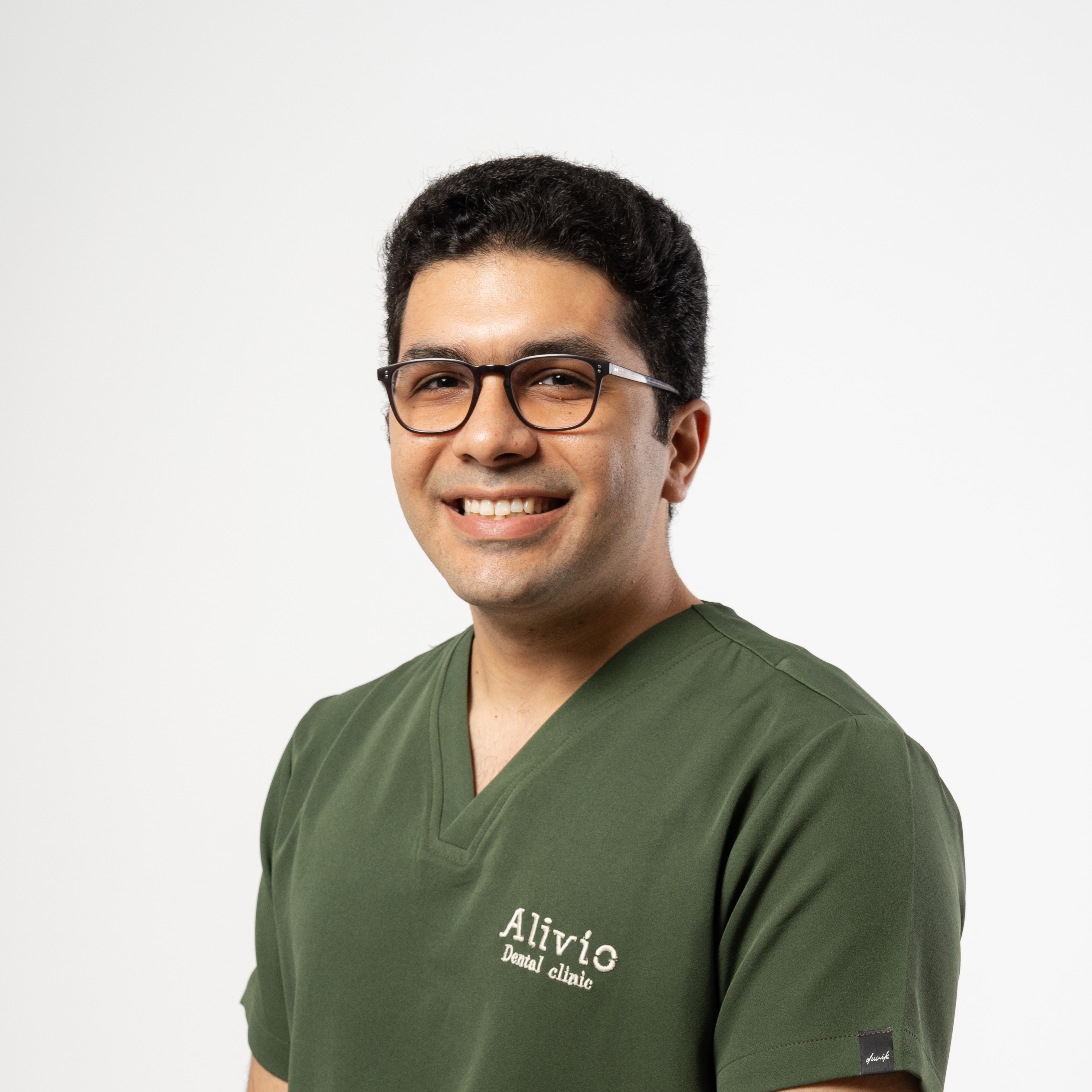 Dr. Khaled Al-Hussieny, prosthodontist and co-founder of Alivio Dental Clinic