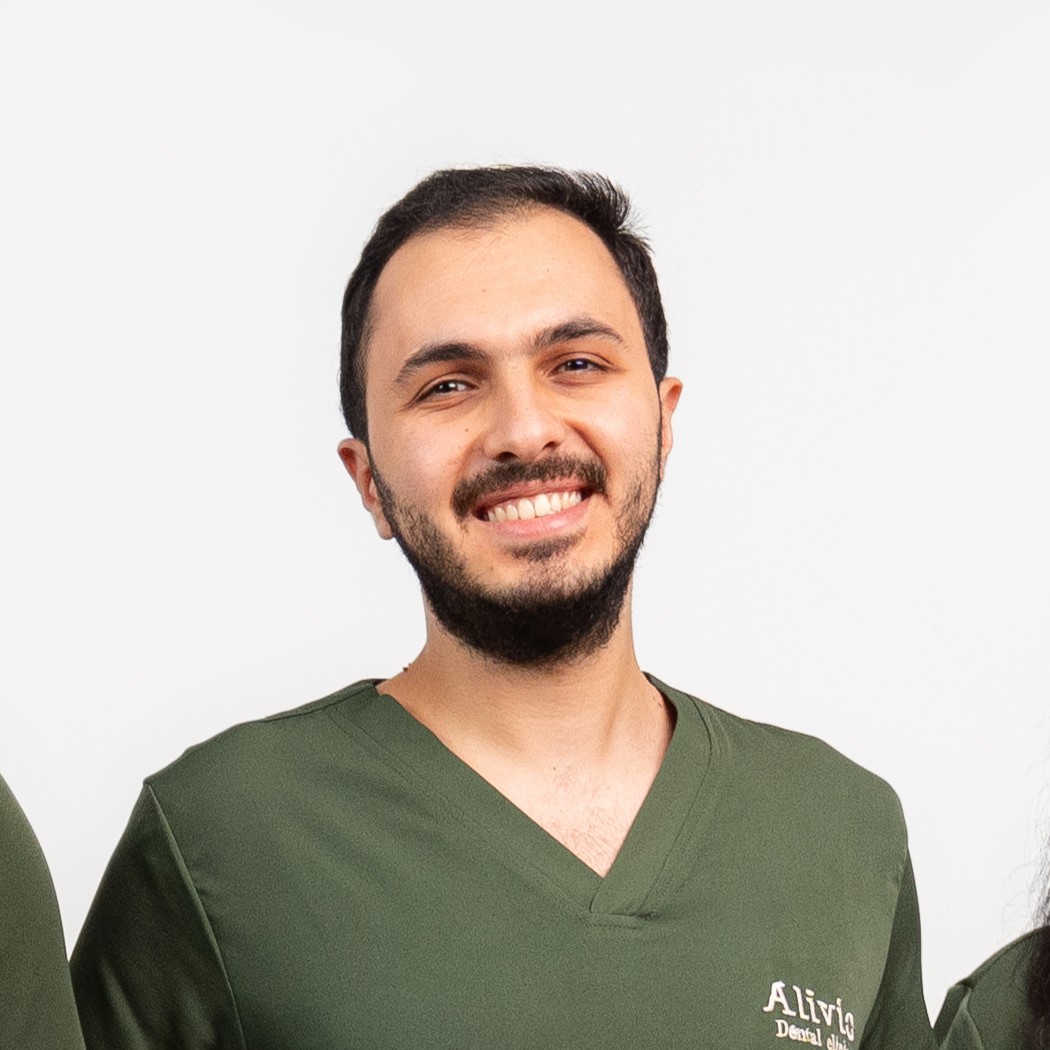 Dr. Mustafa Al-Hussieny, restorative dentistry specialist and co-founder of Alivio Dental Clinic